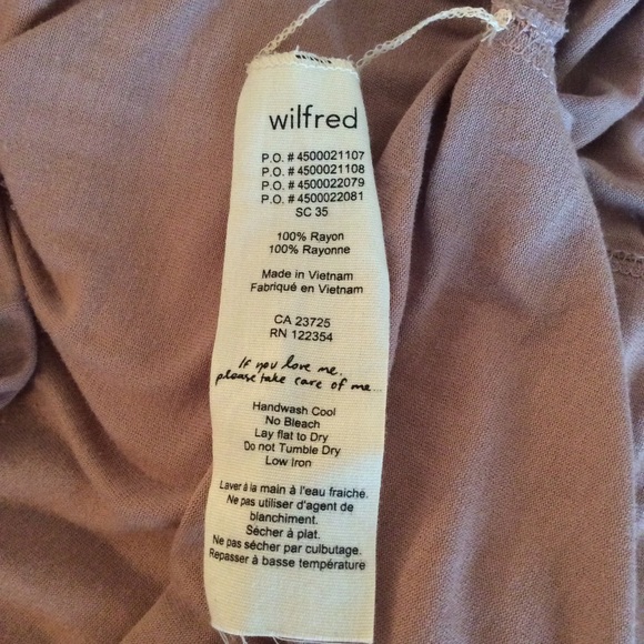 Wilfred faux wrap short sleeve dress - Picture 3 of 3